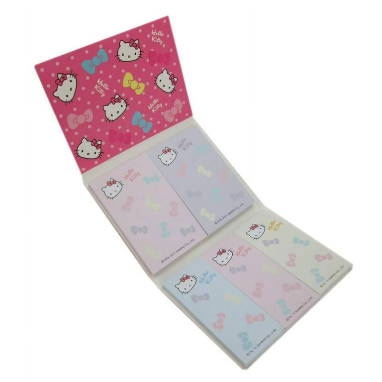 5pk Sanrio Hello Kitty memo sticky notes - Walmart.com