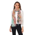 thumbnail image 2 of FORMRS Womens Scarf Winter Soft Long Big Warm Shawls Wrap Tassel Scarves, Cityscape Painting, 2 of 9