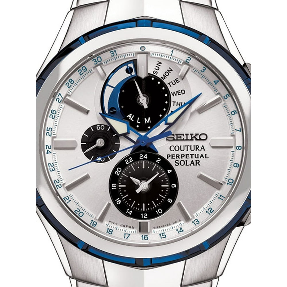 Seiko Seiko Ssc787 Coutura Radio Controlled Silver Dial Watch