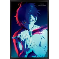 Solo Leveling - Sung Teaser Wall Poster, 14.725" x 22.375" Framed