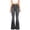 Dark Gray, variant on Staron Women's High Waist Flared Jeans Bootcut Pants Fitted Tummy Control Butt Lifting Casual Stretch Denim Trousers, Black S