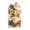 D, variant on Santa Claus Figurine Small Resin Santa Sculpture with Gift Bag/Wish List for Mantle Bookshelf Tabletop New Year Party Decoration