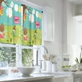 thumbnail image 2 of LALILO Kitchen Curtains and Valances Set of 3 36" Cute Window Treatment Tiers for Window Decor, 2 of 5