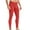 Red, variant on lmcalzta Mens Athletic Athletic Pants Running Workout Gym Leggings Base Layer Yoga Trousers