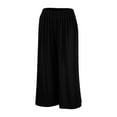 thumbnail image 6 of BILIKEYU 2025 Womens Pants Loose High Waisted Wide Leg 3/4 Pants Casual Trousers with Pockets, Business Casual Pants for Women, Womens Dress Pants, Womens Office Attire, 6 of 7