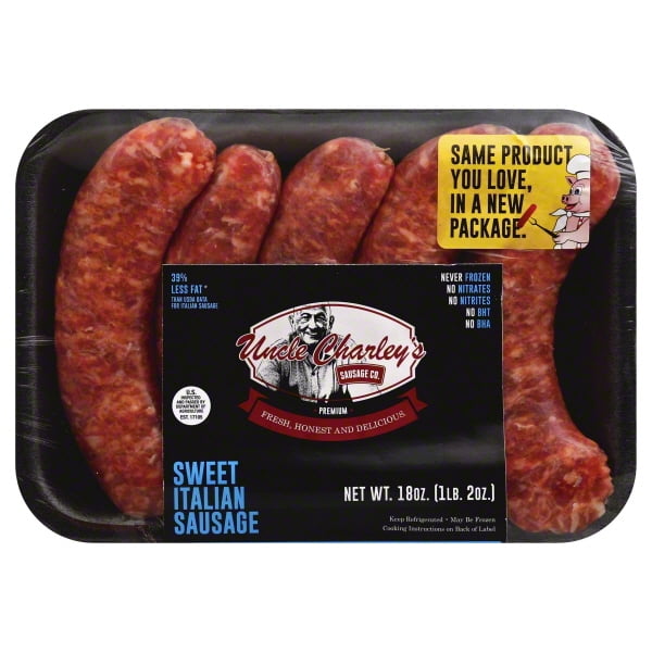 Uncle Charleys Sausage Uncle Charleys Sausage Sausage, 18 oz Walmart
