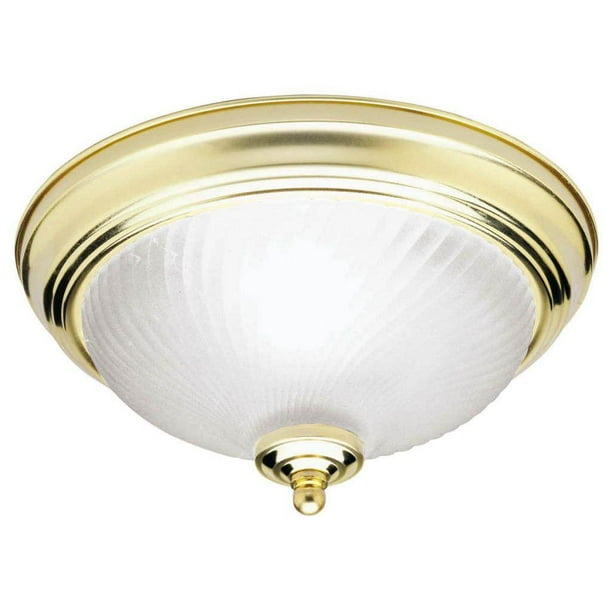 Westinghouse 66327 1 Light Polished Brass Ceiling Light Fixture
