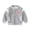 Grey, variant on Kids Jackets Girls Kids Baseball Jacket Long Sleeve Letterman Varsity Jackets for Boys and Girls Buttons Coat Quick Dry Grey,5-6 Years