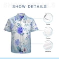 thumbnail image 7 of High Quality Hawaiian Shirts for Men Short Sleeve Aloha Beach Shirt Floral Summer Casual Button Down Shirts Blouses 7TDWBZ, 7 of 7