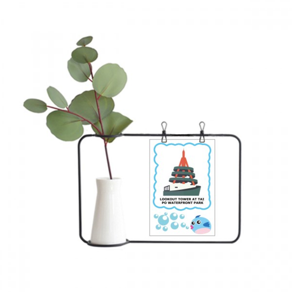 Hong Kong Tai Po Waterfront Park Transparent Glass Hanging Vases Decoration Bottle