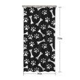 thumbnail image 5 of Paw Prints and Bones Shower Curtain 36"x72" ,Bathroom Decorative Shower Curtains Set with 12 Hooks,Modern Waterproof Washable Shower Curtain, 5 of 6