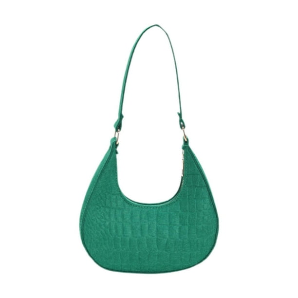 Bolso de hombro para mujer, bolso de mano informal para viaje, regalo de San Valentín para ella Verde
