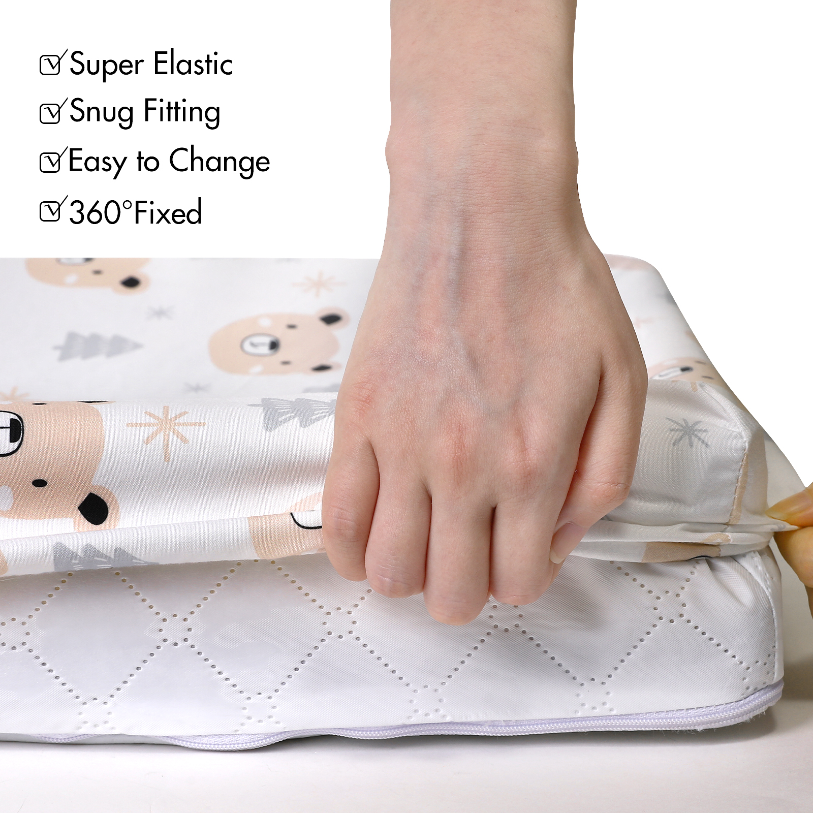 Gllquen Baby Premium Bassinet Sheets 4 Pack photo 6