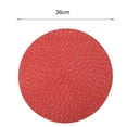 thumbnail image 3 of NIBOLOG Waterproof Round Woven Placemat Dining Table Mat Kitchen Decoration for Home, 3 of 8