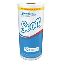 Scott® Choose-A-Sheet® 1-Ply Paper Towels, 102 Sheets Per Roll, Pack Of 24 Rolls