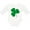 AA-White, variant on Inktastic Green Irish Shamrock Clover Boys or Girls Long Sleeve Baby Bodysuit