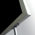 thumbnail image 3 of M&T Displays Metal Oval Info Board Silver 18x24 Inches Slide-In Poster Sign Holder 1 Tier Double Sided Floor Standing Pedestal Advertising Display with Backing and Anti-Glare PET Cover, 3 of 6
