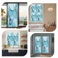 thumbnail image 7 of Marble Texture Window Privacy Film Blue White Cloudy Metallic Pattern Decorative Glass Window Film UV Blocking Static Cling Non-Adhesive Sticker Covering for Home Door 29.5 x 78.7 inches, 7 of 7