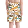 thumbnail image 6 of PAYOHTO Seamless Pattern with Cute Shiba Inu Dog Boys Swim Trunks Quick Dry Beach Boardshorts for Teen Boys Bathing Suit Swimwear for Boys, 6 of 7