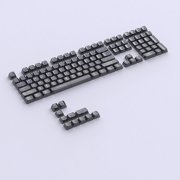Only Keycap, Backlit Crystal Translucents Keycap 132Pcs MDAs Profile Thicken Keycaps for 61/62/68/71/81/84/