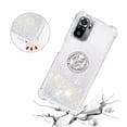 thumbnail image 5 of Funda para Xiaomi Redmi Note 10S 4G/Note 10 4G con Brillo Líquido Flotante, Purpurina, Parachoques y Anillo Giratorio Soporte, 5 of 5