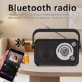 IYFFDFE-Portable AM FM Radio with Best Reception, Bluetooth Speaker ...