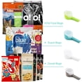 thumbnail image 3 of Food Bag Clips With Cap Pour Spout, Plastic Sealer for Snack and Food Storage - Kitchen Organization Tool, Home Food Close Clip - 4 Pack, 3 of 6