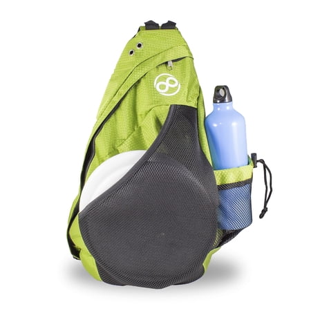Infinite Discs Slinger Disc Golf Backpack for Quick Disc Storage 6-12 Discs in Your Bag (Green)