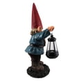 thumbnail image 2 of Garden Gnome Holding Lantern Statue, 2 of 5