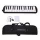 thumbnail image 2 of 32 Teclas melodica, Teclado de piano con boquilla y tubo, instrumento musical, liviano, portátil, para niños y principiantes regalos soprano, tubo dobles, bolsa de transporte, 2 of 7