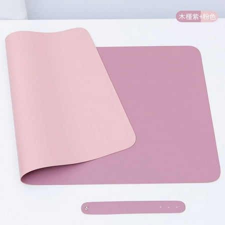 

NUOLUX Dining Table Placemat Table Mat PU Rectangular Placemat Anti-skid Place Mat