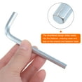 thumbnail image 5 of Uxcell 2pcs Hex Key Wrench 6mm L-Shape Hexagon Metric Wrenches Chrome Vanadium Steel Repairing Tool, 5 of 8