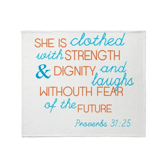 CafePress - Proverbs 31 Woman Throw Blanket - Soft Fleece Throw Blanket, 50"x60" for All Ages