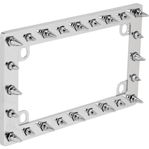 DEAL WITH IT GIRLS RIDE TOO Metal License Plate Frame Tag Holder