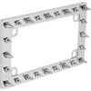 Bell Motorcycle Spike Chrome License Plate Frame