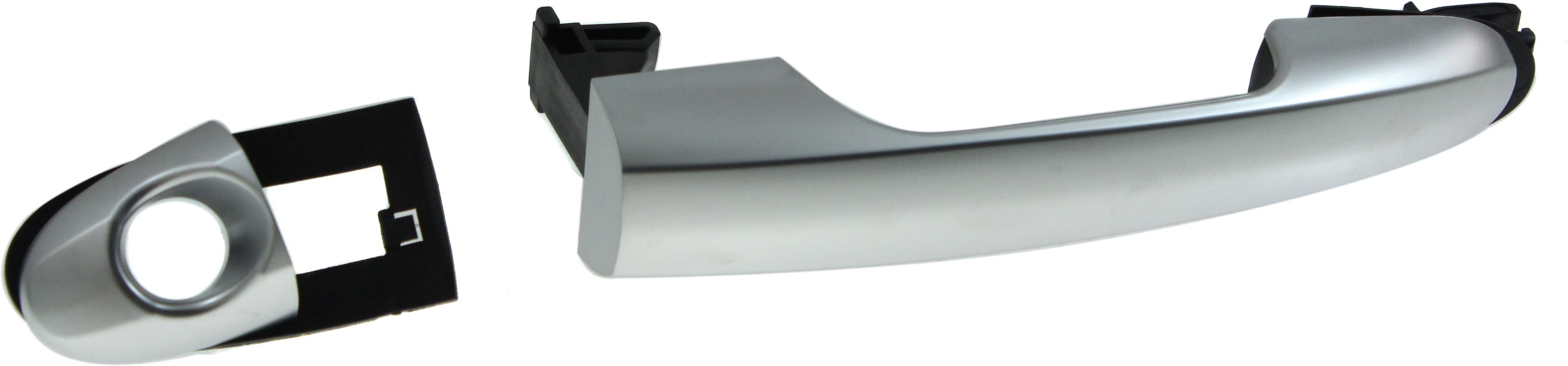 Replacement RF46210016 Exterior Door Handle Compatible with 2014-2016 Fiat 500L Front, Left Driver Silver