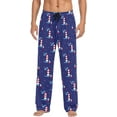 thumbnail image 2 of FREEAMG Men's Cotton Pajama Pants Lounge Sleep Pants Soft Sleepwear Pajama Bottoms with Pockets, 2 of 7