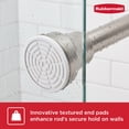 thumbnail image 6 of Rubbermaid No Drill Tension or Wall Mount 44" to 72" Adjustable Shower Curtain Rod, Rustproof Stainless Steel, Brushed Nickel, 6 of 10