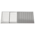 thumbnail image 2 of vidaXL Rabbit Cage Grey 201.5x80.5x71 cm Galvanised Steel, 2 of 4