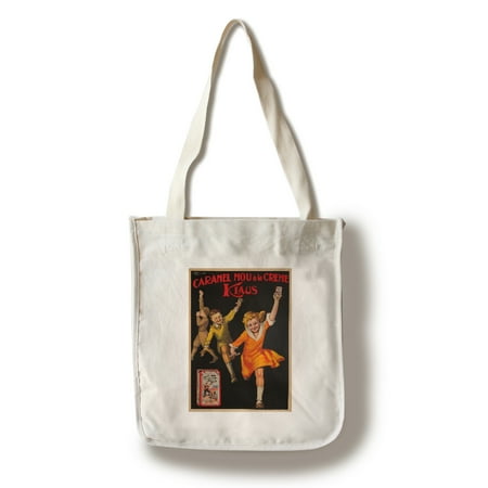 Tote Caramel (Caramel Mou a la Creme Klaus Vintage Poster (artist: Bonfatti) Italy (100% Cotton Tote Bag -)