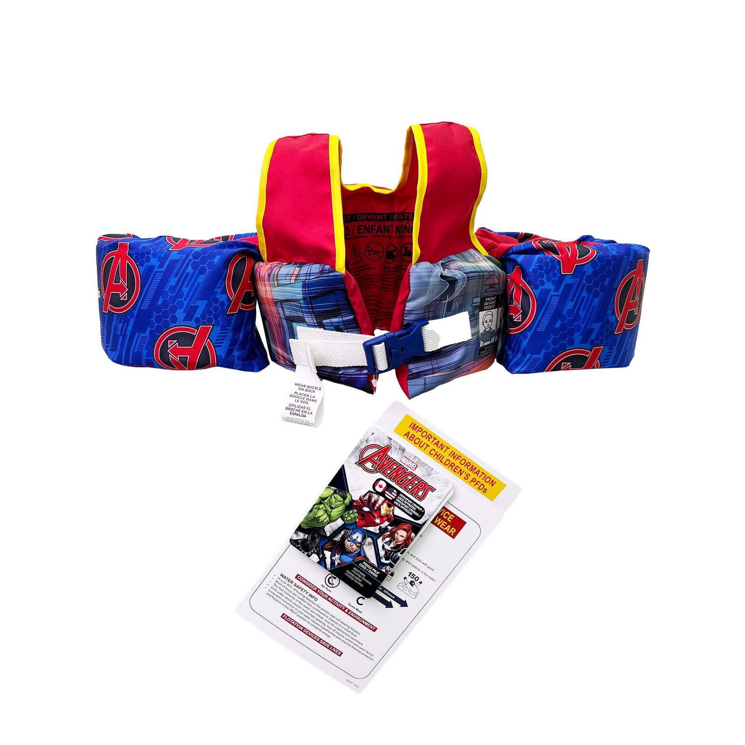 Marvel Avengers Paddle Pal Patented Swim Jacket