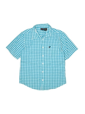 Wrangler Boys Shirts Tops Walmart Com - blue cowboy flannel w white shirt roblox