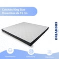 thumbnail image 3 of Colchon DREAMBOX King Size en Caja 15 cm Firmeza Media 190x200x15 cm, 3 of 8