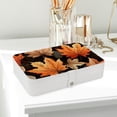 thumbnail image 6 of Thanksgiving Portable PU Leather Earring Holder Storage Box Display Case with Removable Compartment, 6 of 6