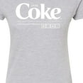 thumbnail image 3 of Coca-Cola - Drink Coke Enjoy - Juniors Fitted Graphic T-Shirt, 3 of 5