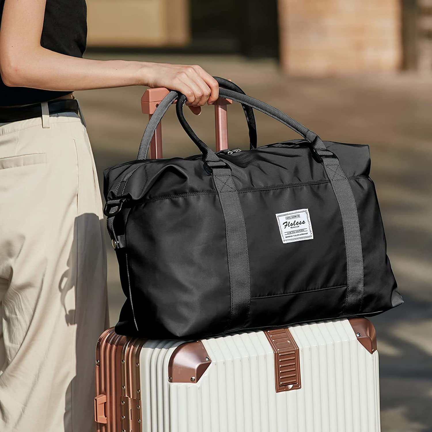 Travel Duffel Bag Tote Bag for Woman Men,Gym Bag Sports Duffel