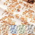 thumbnail image 5 of Alishomtll Fall Autumn Floral Curtains for Living Room Thanksgiving Farmhouse Country Sunflower Linen Curtains Light Filtering Window Drapes,52"x 63", 2 Panels, 5 of 7