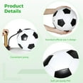 thumbnail image 3 of 12 balones de fútbol, tamaño oficial 5, con bombas y agujas, balones de fútbol para entrenamiento y práctica en interiores y exteriores, balones deportivos para pequeños, adolescentes y adultos, 3 of 5