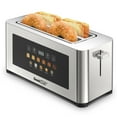 thumbnail image 2 of 4-Slice Toaster with LED Touch Panel - Extra-Wide, Auto Shut-Off, Anti-Jam & Stainless Steel, 2 of 20