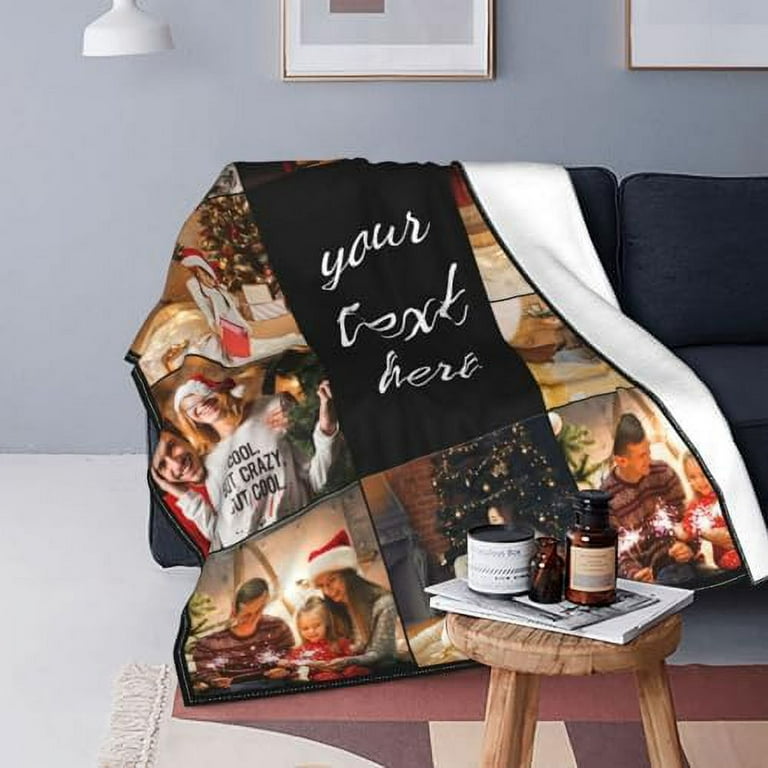 Christmas personalized blanket sale